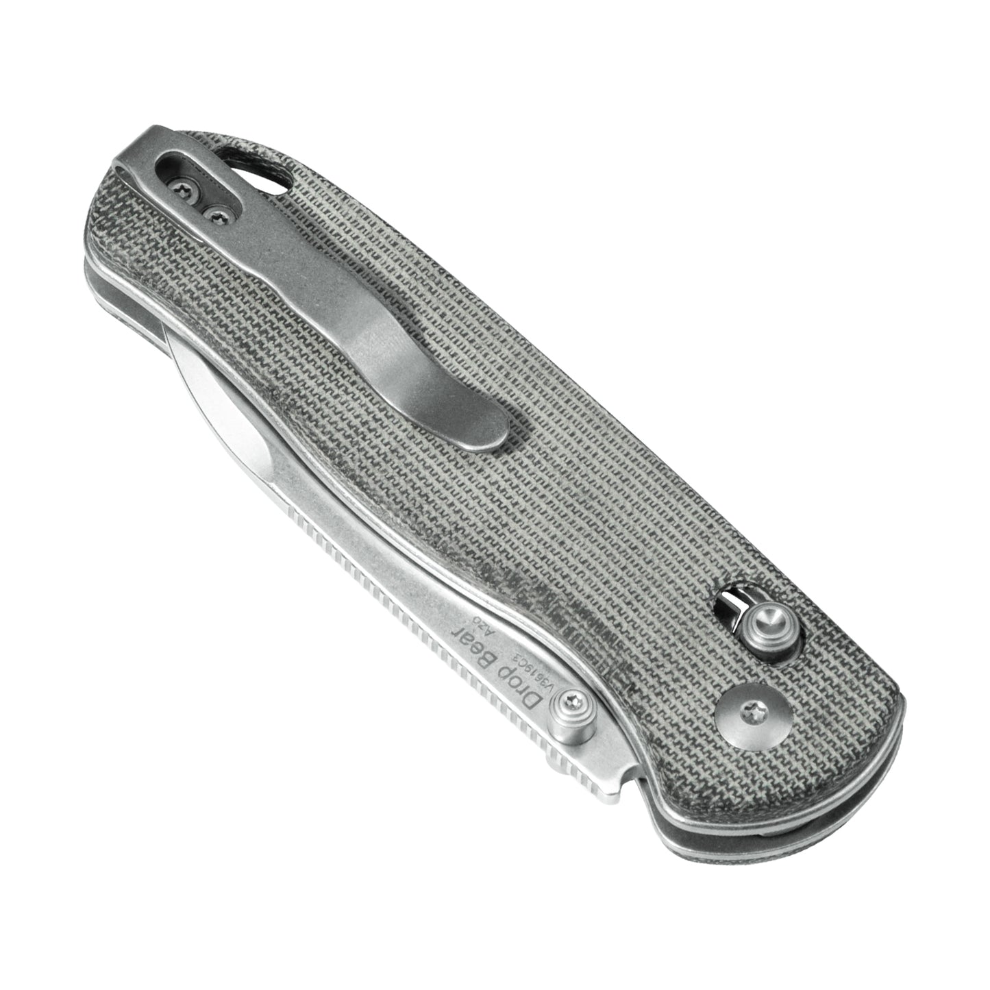 Kizer Drop Bear Clutch-Lock 2.97" 154CM Micarta Folding Knife V3619C3