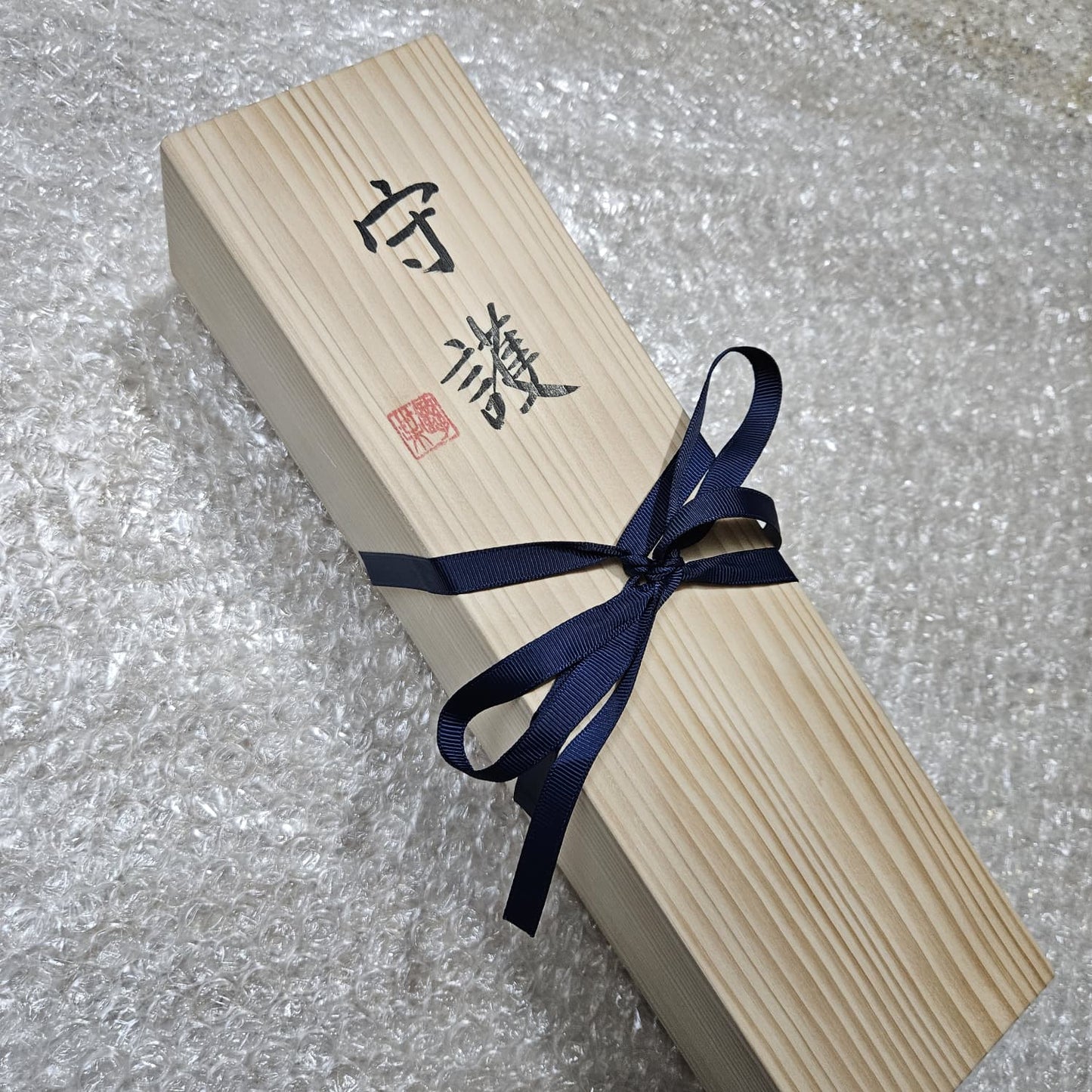 Rockstead UN-ZDP 5.51" Polished ZDP189/VG10 Uguisu Silk Rayskin Fixed Blade Knife