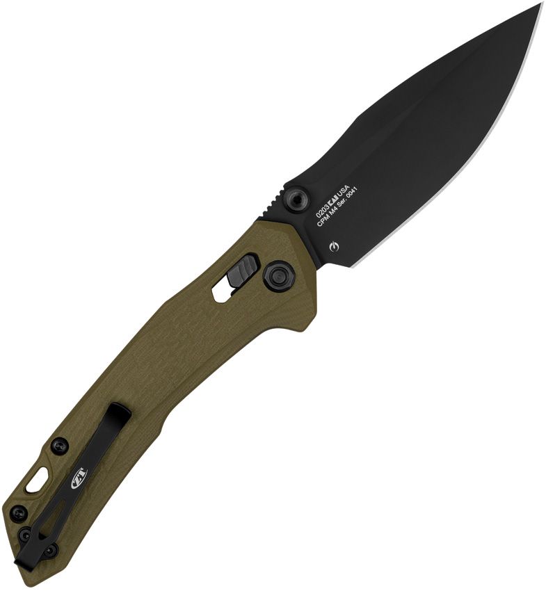 Zero Tolerance 0203 4" CPM-M4 Olive Green G10 Duralock Folding Knife