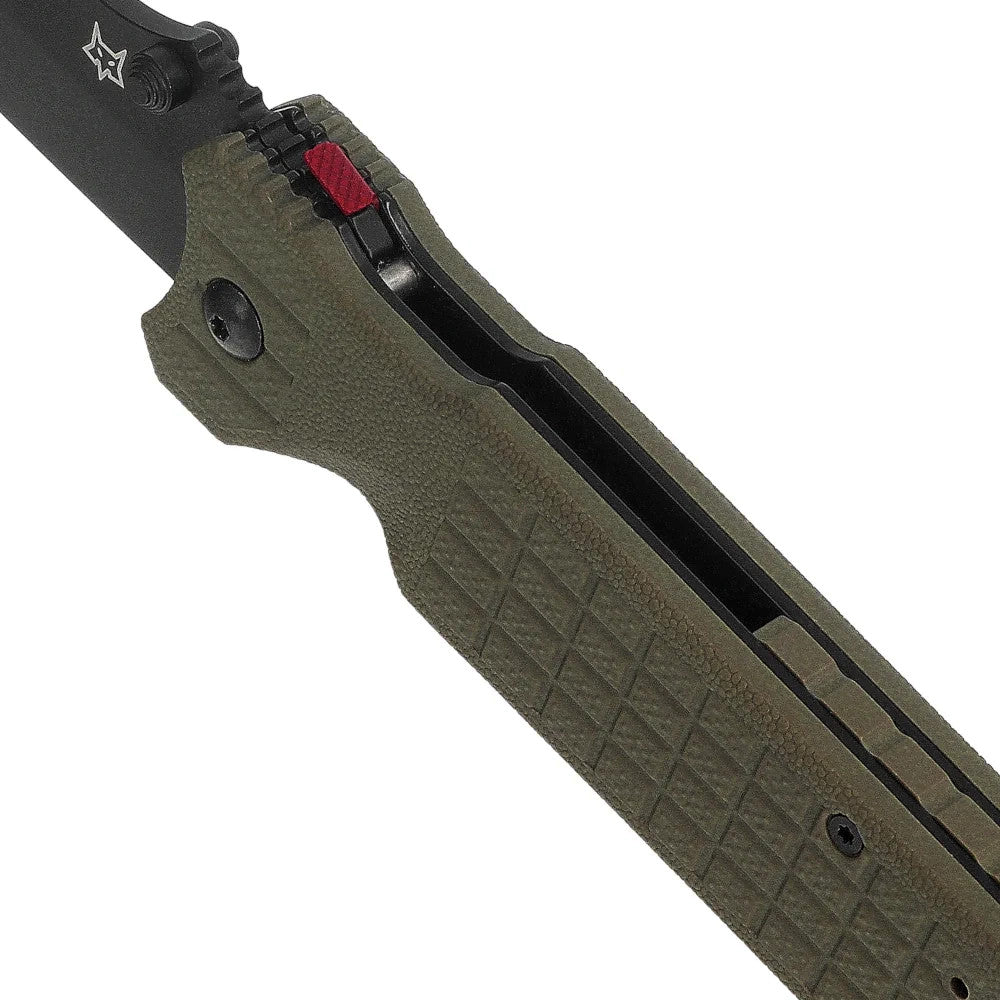Fox Predator Evolution 3.74" Niolox Idroglider OD Green FRN Folding Knife Jesper Voxnaes FX-449 OD