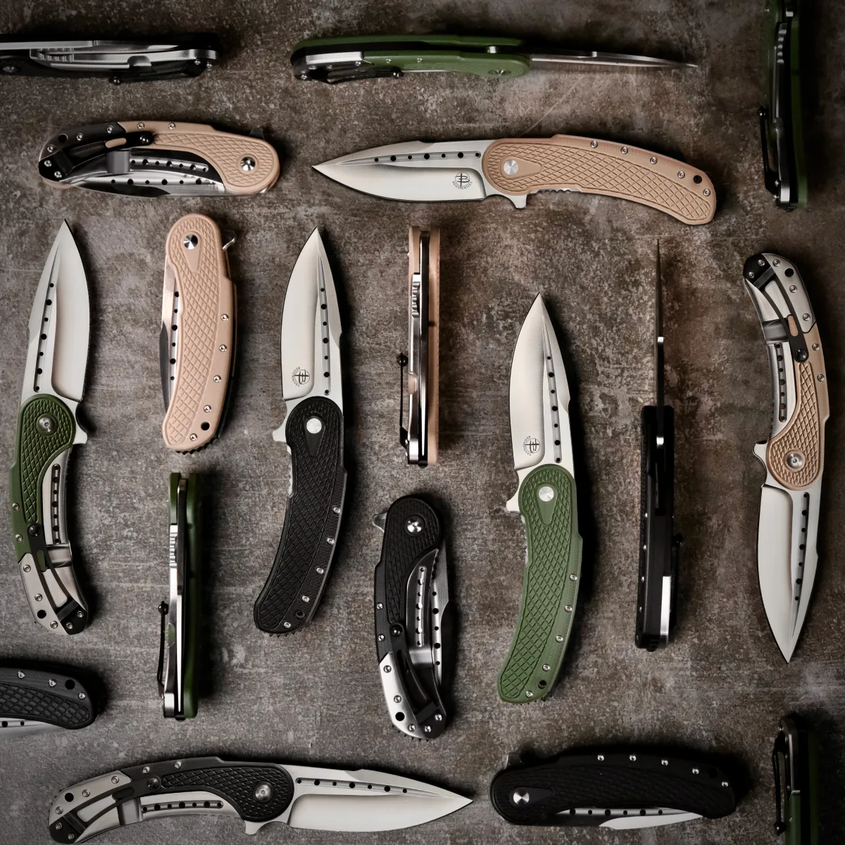 Begg Knives Steelcraft Bodega 3.5" D2 Tan G10 Folding Knife BG011