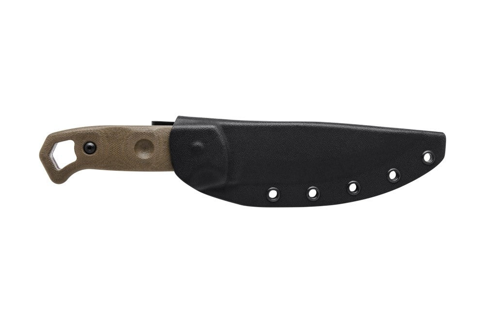 TOPS Brakimo 5.25" Tungsten Cerakote Fixed Blade Knife by Joe Flowers and Bushcraft Global BRAK-02