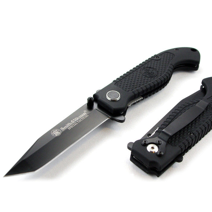 Smith & Wesson Special Tactical 3.5" Tanto Folding Knife CKTACB