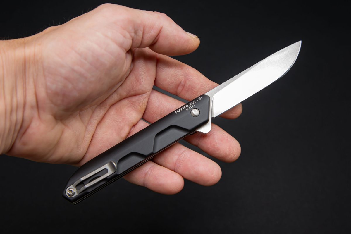 Extrema Ratio Ferrum E Black 2.95" N690 Folding Knife