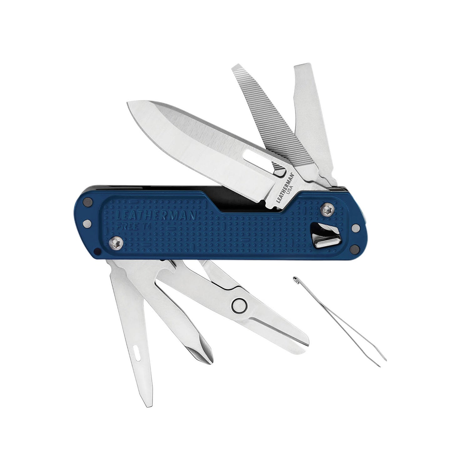 Leatherman Free T4 Navy 3.6" Magnetic Locking Multi Tool