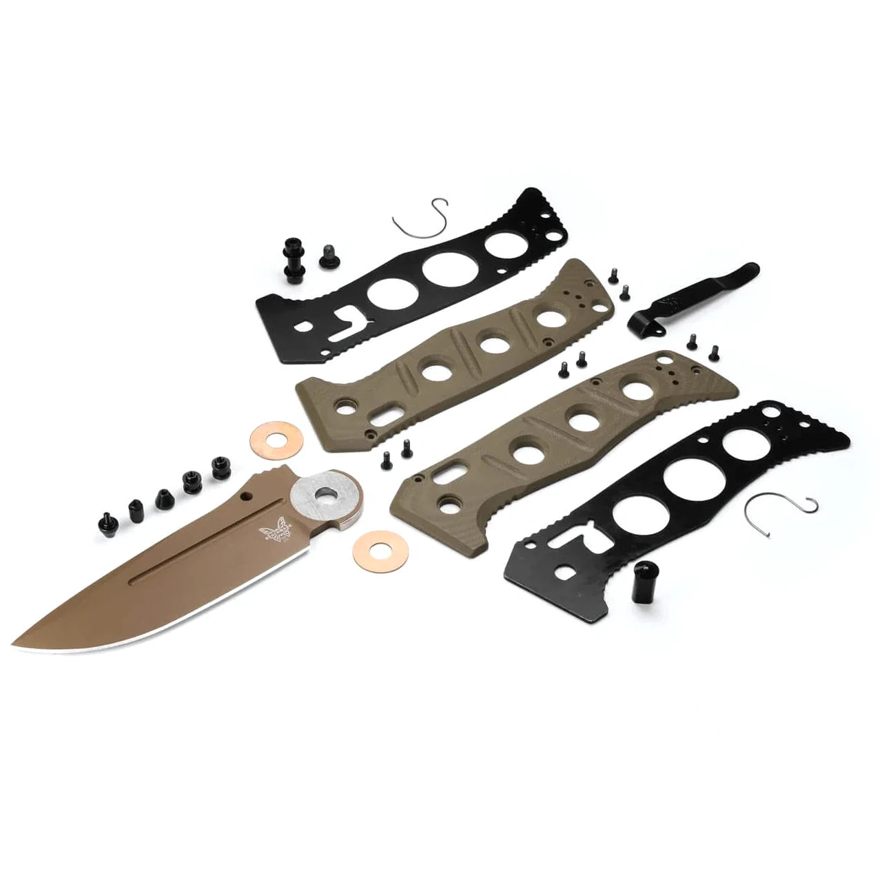 Benchmade 275FE-2 Adamas 3.82" CPM-CruWear Flat Earth/OD G10 Folding Knife