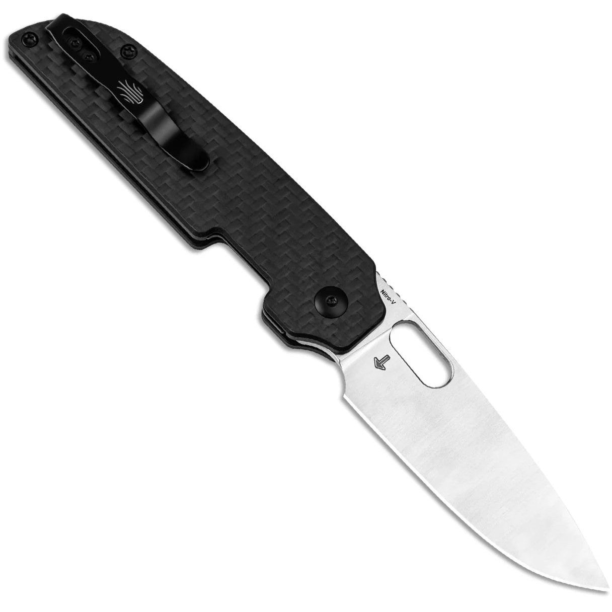 Kizer Varatas 3.24" Nitro-V G10 Carbon Fiber Folding Knife V3637A2