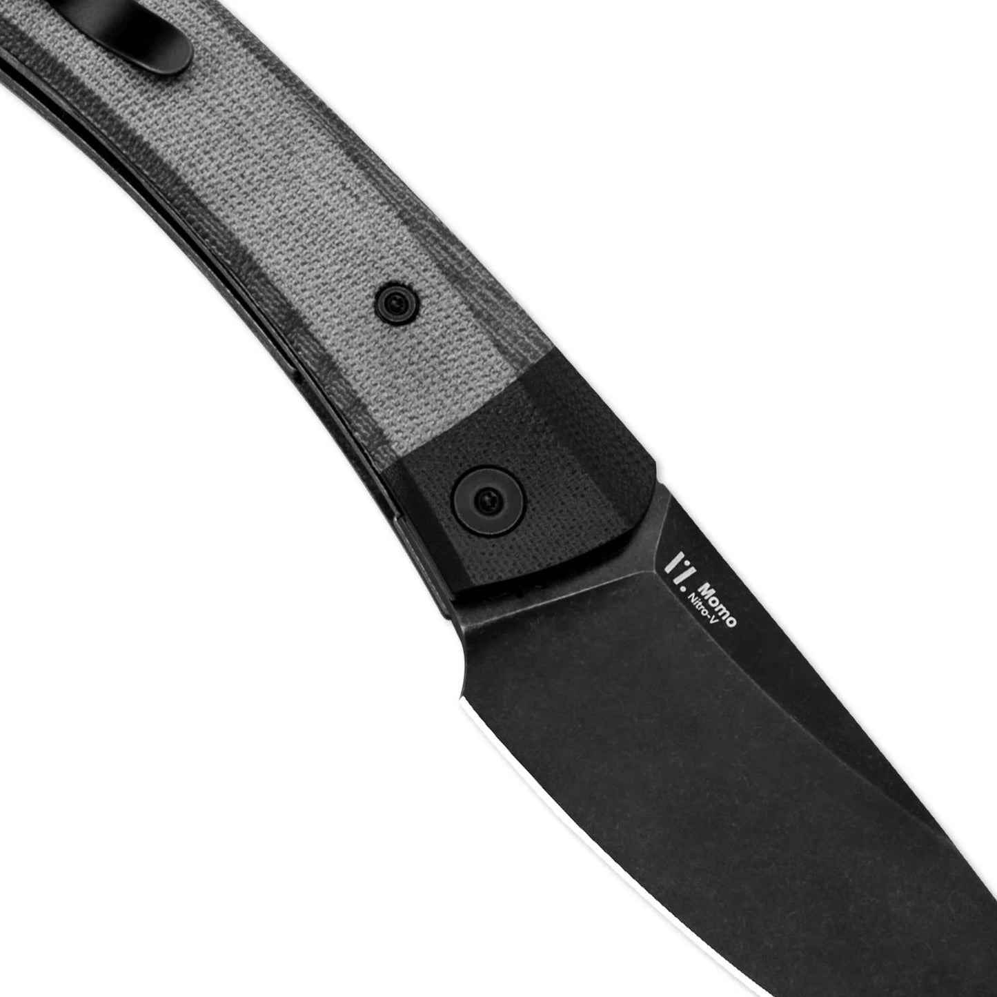 Kizer Momo 4.11" Nitro-V G10 Micarta Folding Knife by Vladimir Legachev V4663A1