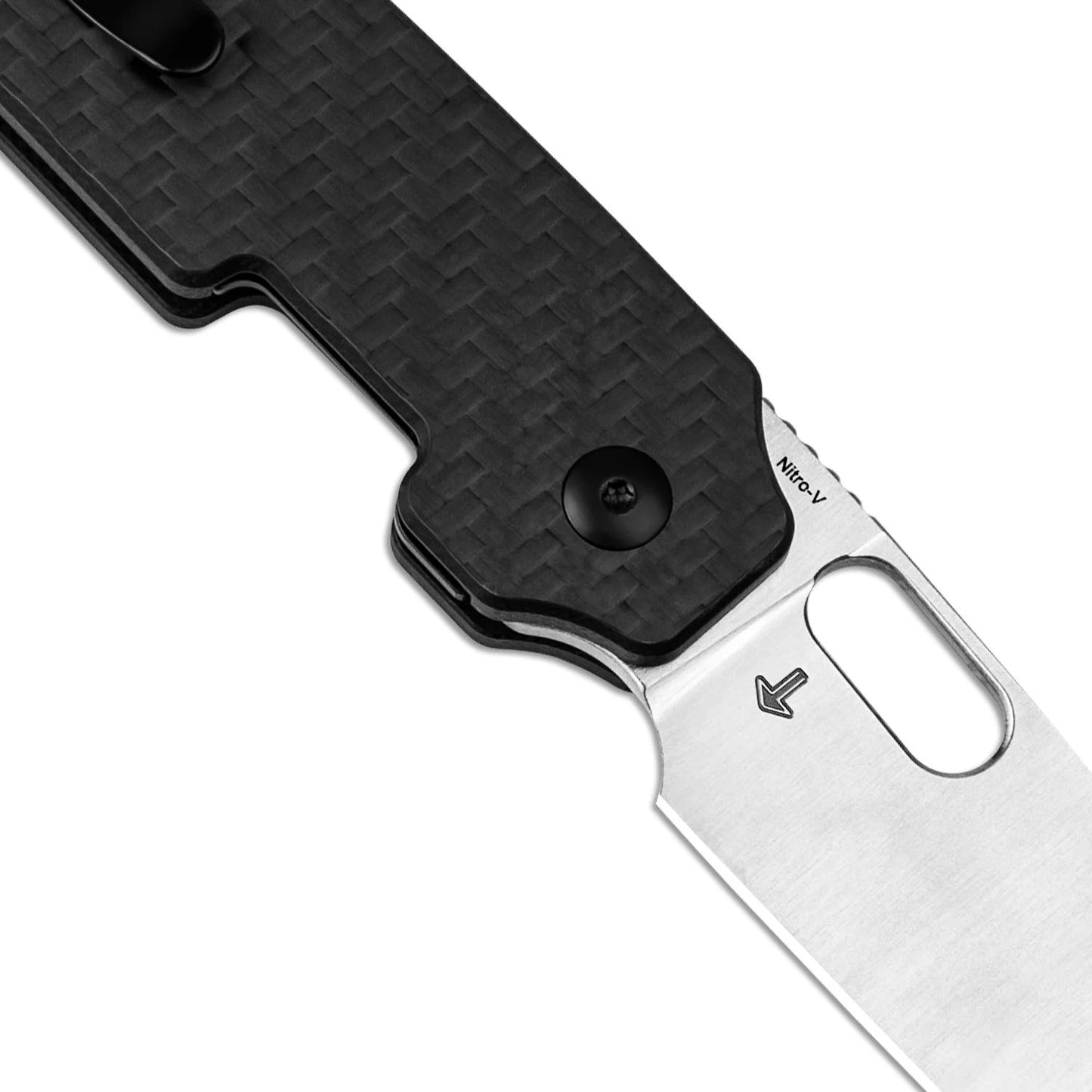 Kizer Varatas 3.24" Nitro-V G10 Carbon Fiber Folding Knife V3637A2