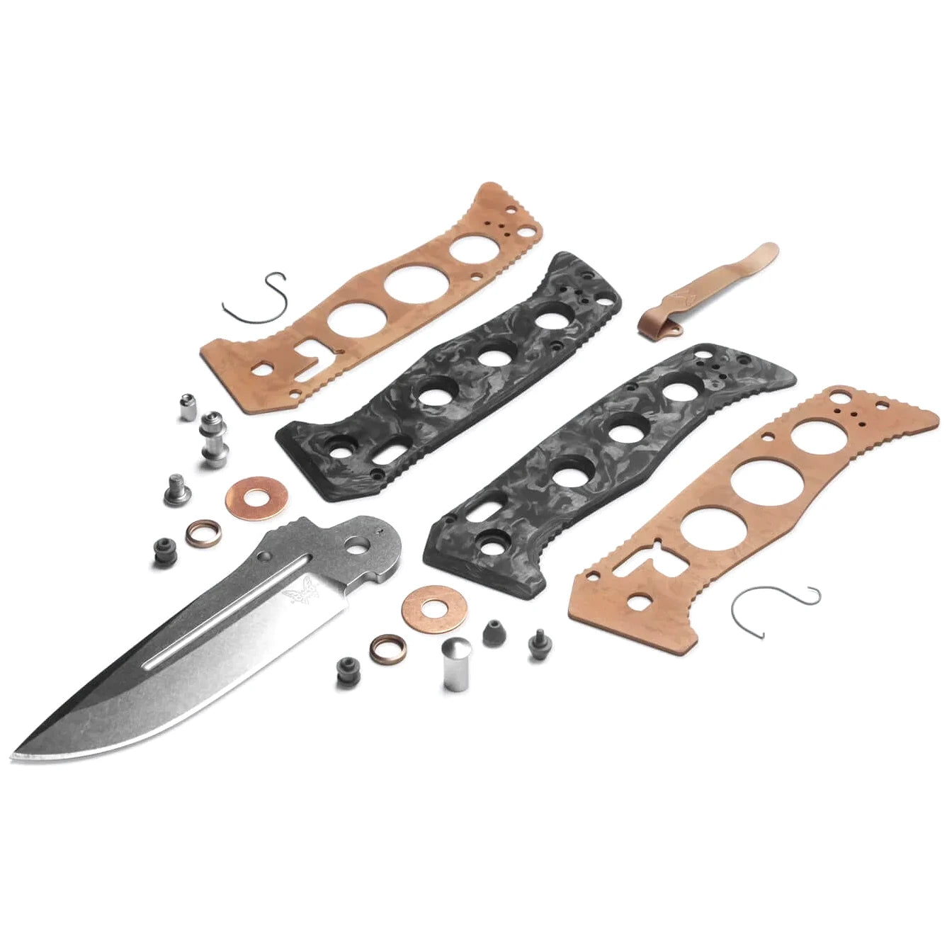 Benchmade 275-05 Adamas 3.82" Magnacut Marbled Carbon Fiber Folding Knife