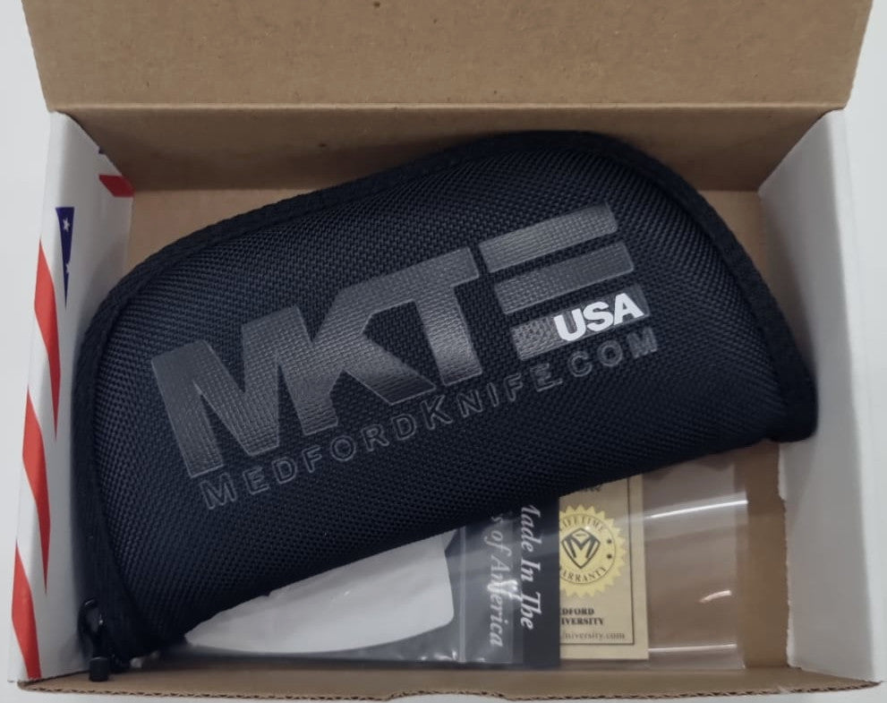 Medford Praetorian T 3.75" CPM S45VN PVD Tumbled Titanium Folding Knife