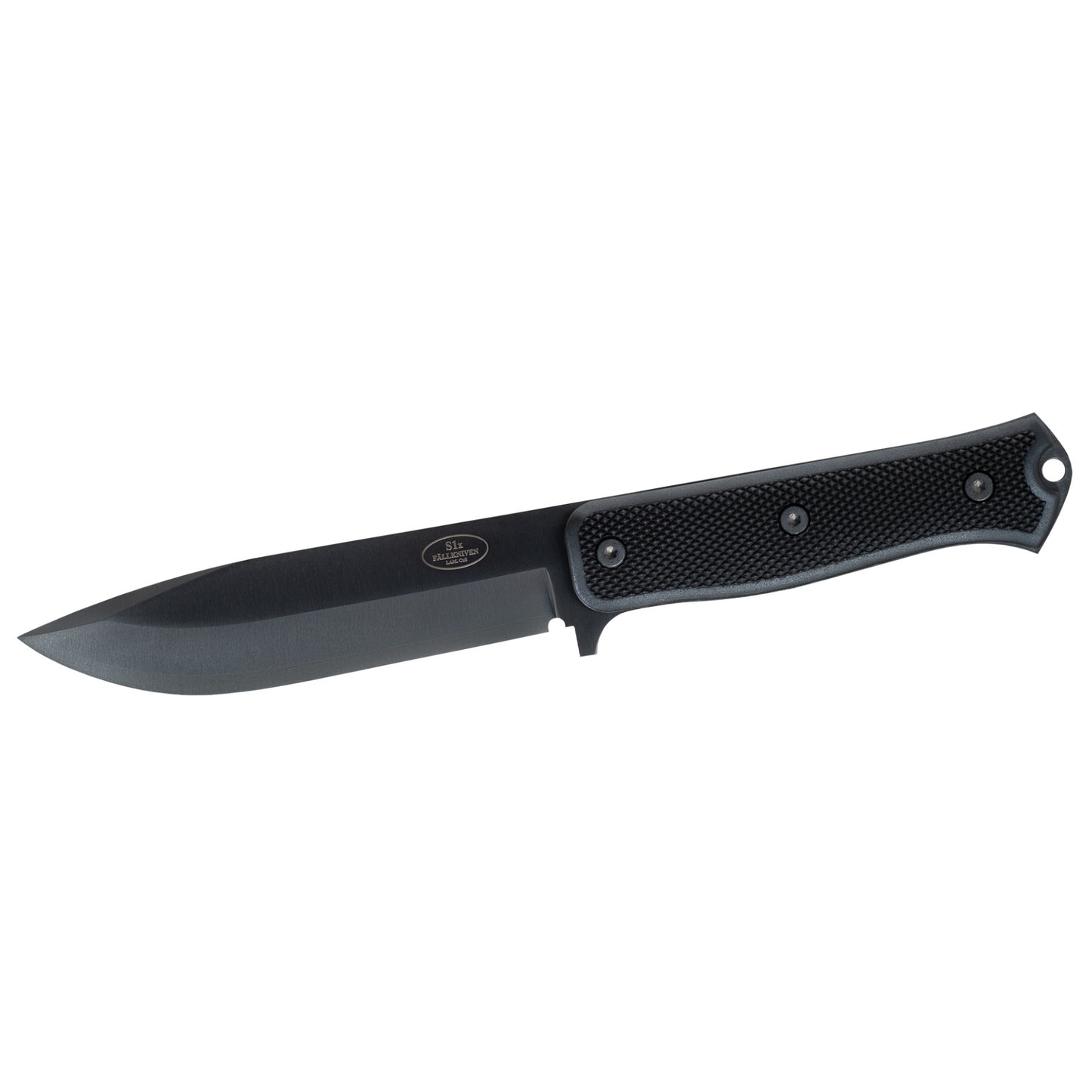 Fallkniven S1xb Black 5.2" Lam.CoS Fixed Blade Knife with Zytel Sheath