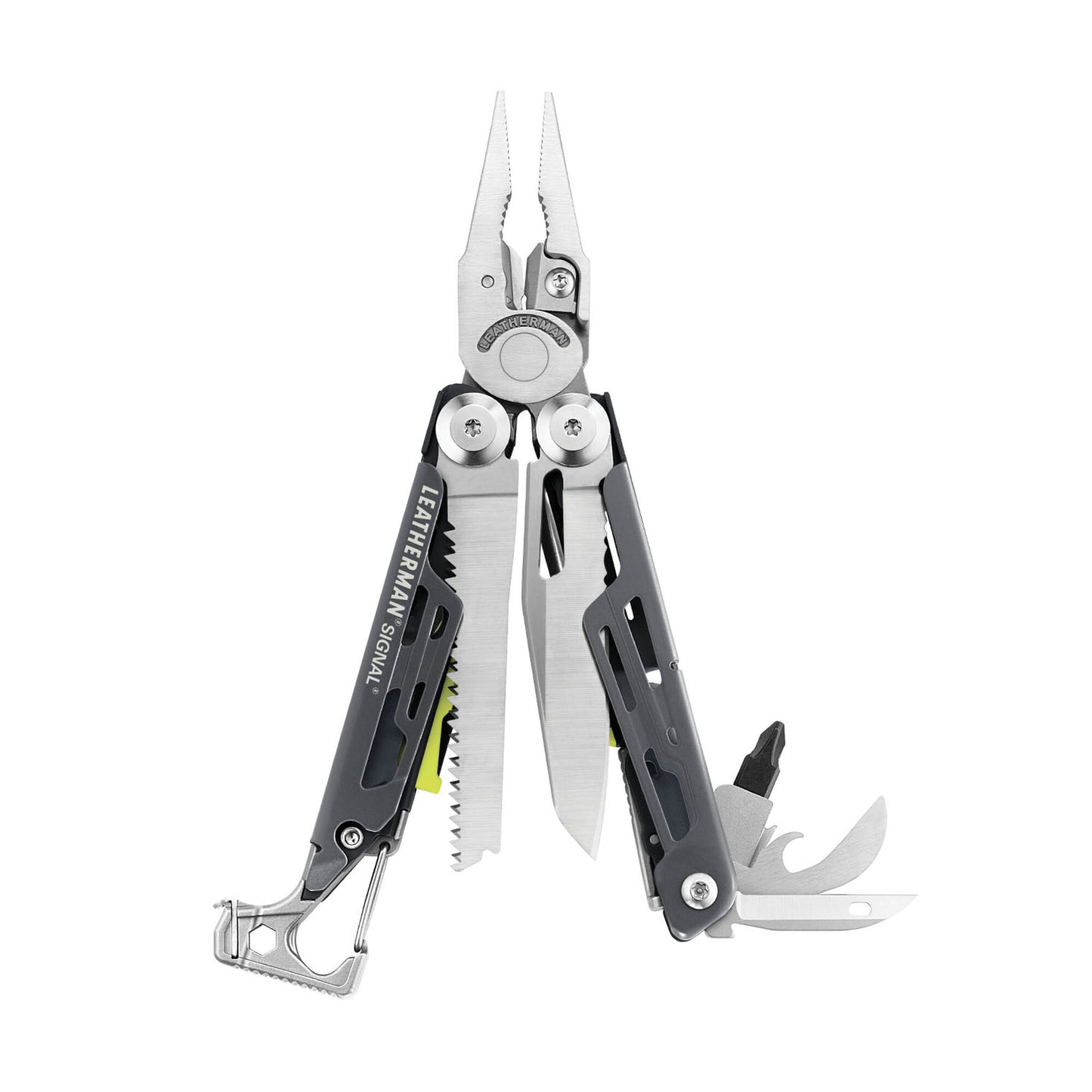 Leatherman Signal Gray Cerakote 4.5" Multi Tool with Nylon Sheath