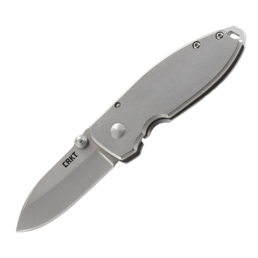 CRKT Squid 2.25" Stonewash Folding Knife - Lucas Burnley design - 2490