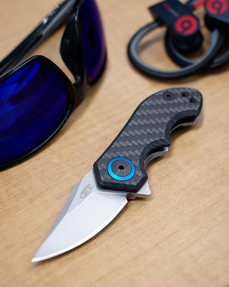 Zero Tolerance 0022 Galyean 1.8" CPM 20CV Carbon Fiber Titanium Folding Knife