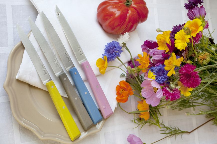 Opinel Set of 4 table knives N°125 Bon Appetit Campagne - Made in France