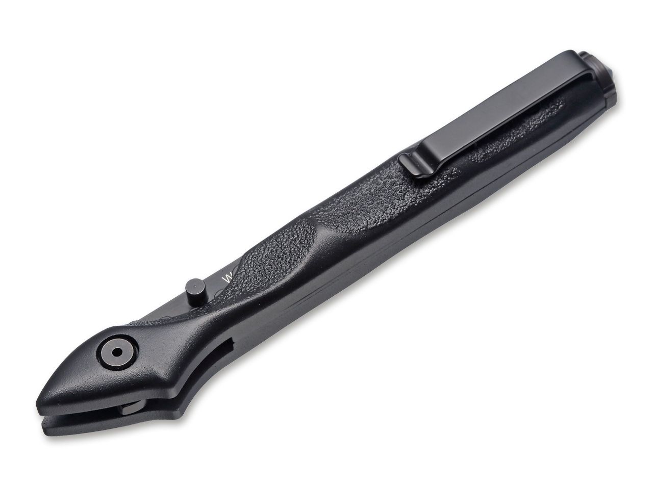 Boker Jim Wagner Urban Survival 1.6" 440C Black Aluminium Folding Knife 01BO047