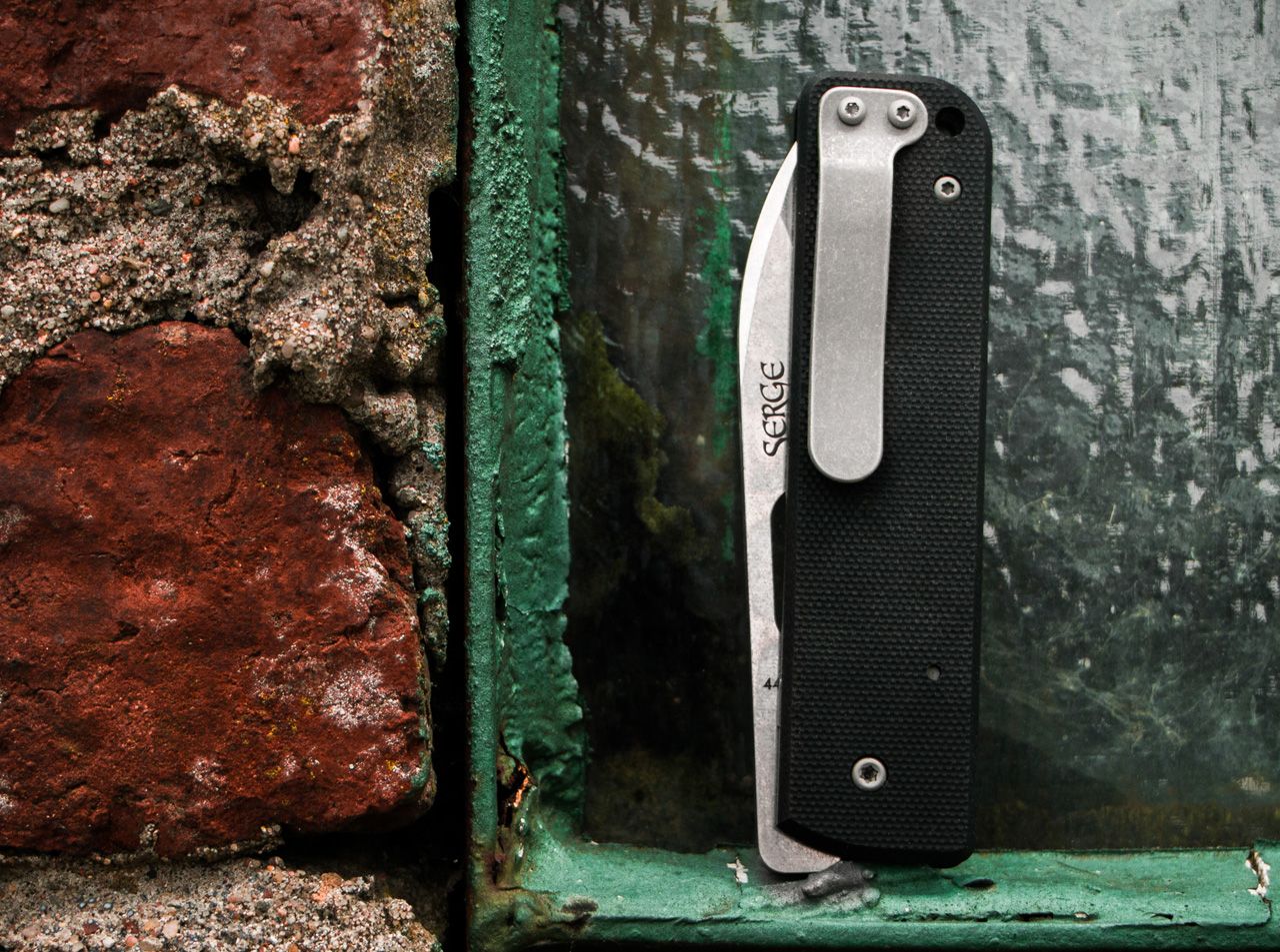 Boker Plus Lancer 3" 440C G10 Titanium Lined Folding Knife - Serge Panchenko Design 01BO068
