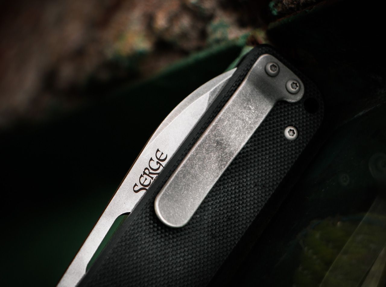 Boker Plus Lancer 3" 440C G10 Titanium Lined Folding Knife - Serge Panchenko Design 01BO068