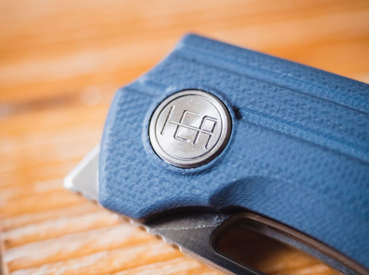 Boker Plus HEA Hunter 2.87" D2 Blue G10 Folding Knife by Sam Abdelrahman 01BO193