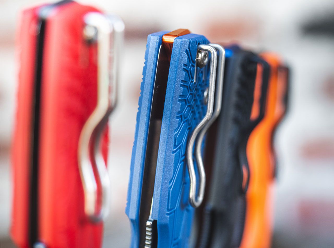 Fox Baby Core 2.36" N690Co Stonewash Blue Folding Knife by Jesper Voxnaes FX-608 BL