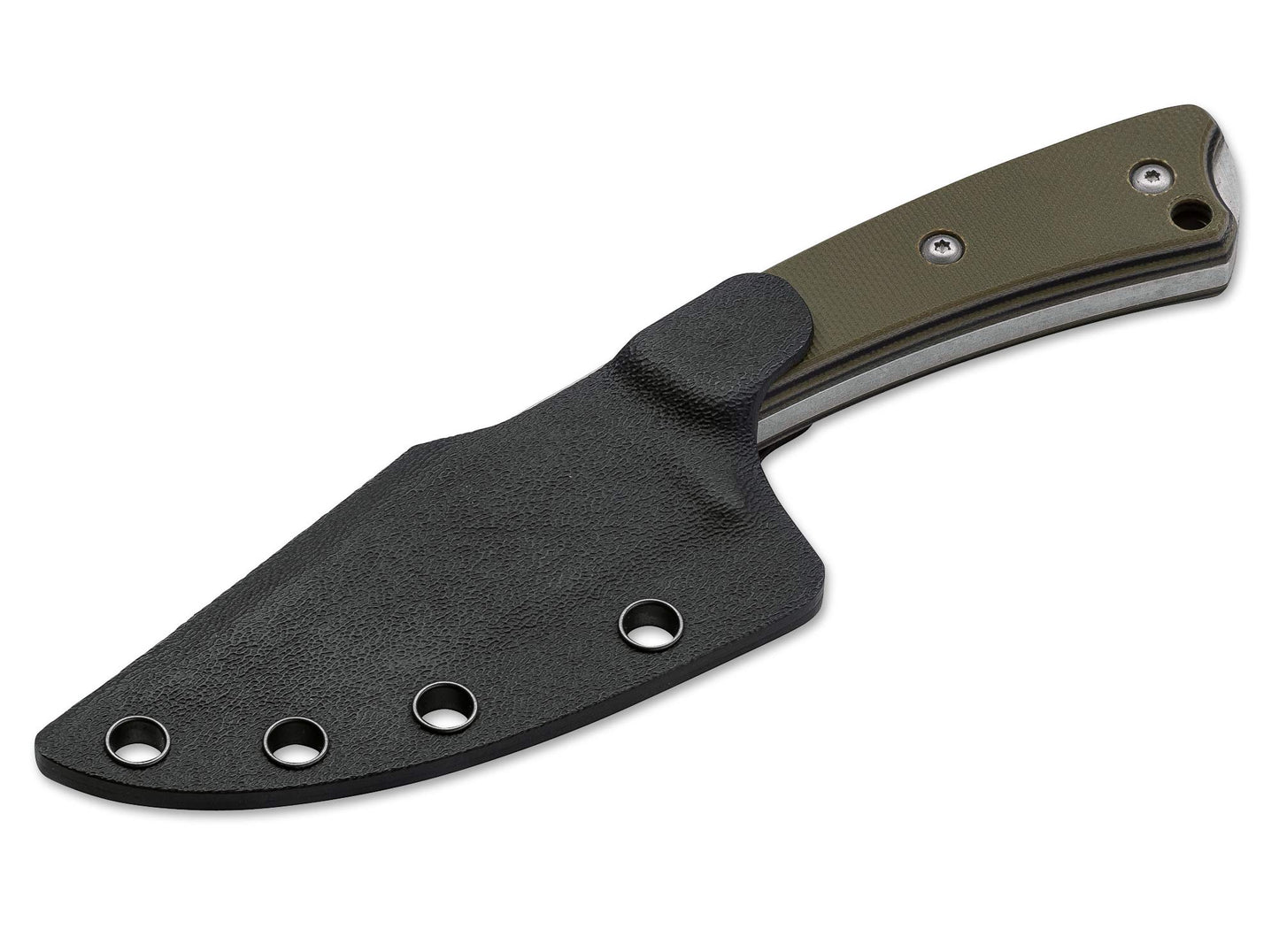 Boker Piranha 2.9" 440C G-10 Fixed Blade Knife by Guinea Hog Forge 02BO005