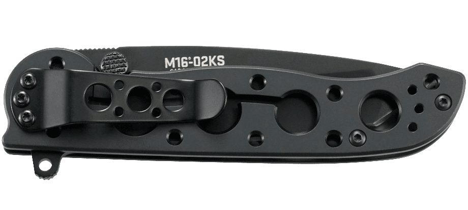 CRKT M16-02KS 3" Tanto Carson Flipper Framelock Folding Knife - Kit Carson Design