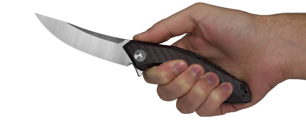 Zero Tolerance 0462 Sinkevich 3.7" 20CV Red Carbon Fiber Titanium Folding Knife