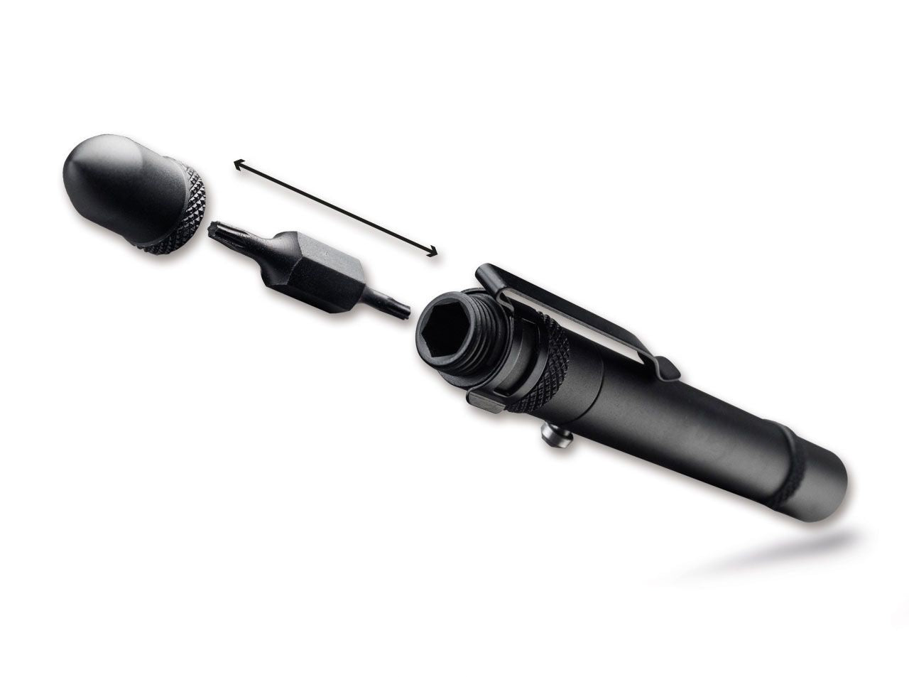 Boker Plus Bolt-Action Aluminium Tactical Pen with Torx T6 T8 Driver 09BO128