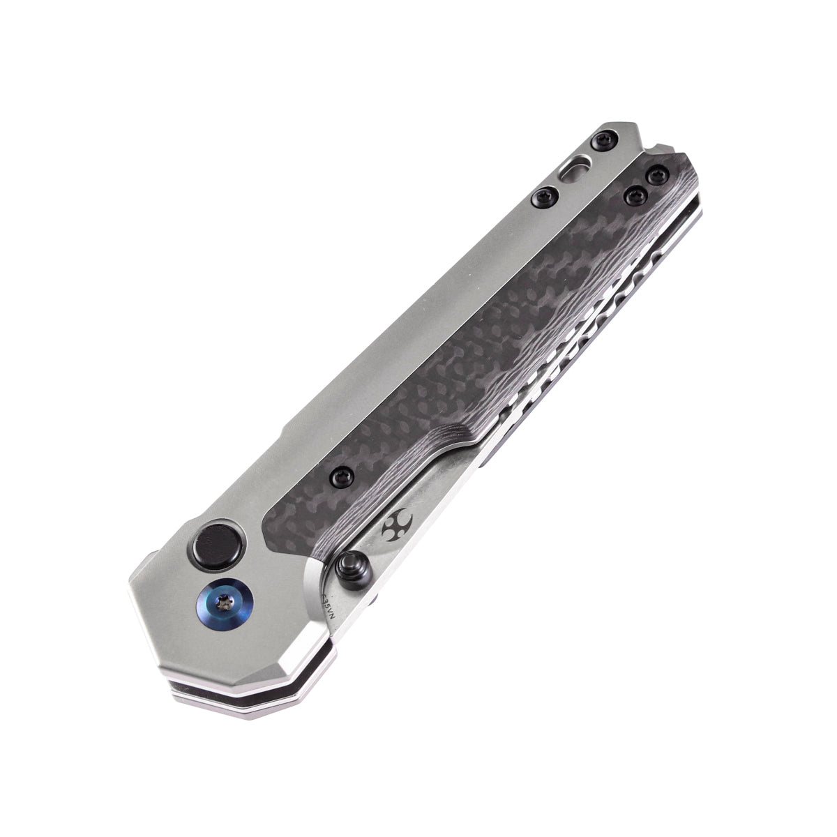 Kansept EDC Tac Limited 3.1" CPM S35VN Carbon Fiber Titanium Folding Knife by Mikkel Willumsen K2009A2