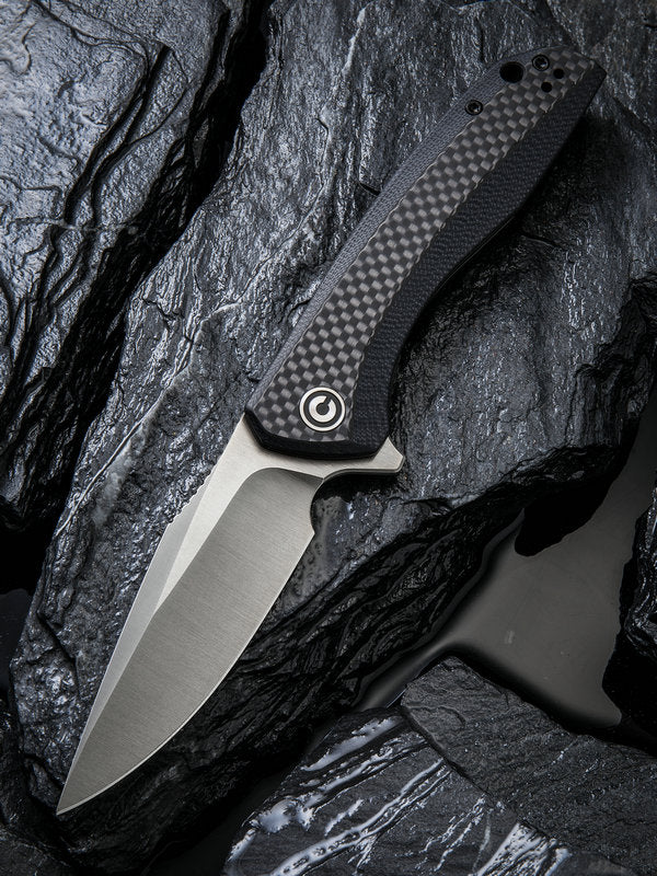 Civivi Baklash 3.5" 9Cr18MoV G10 Carbon Fiber Folding Knife C801D