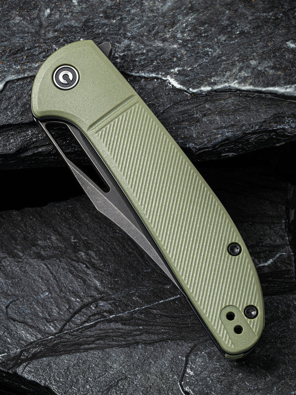 Civivi Ortis 3.25" 9Cr18MoV Black Stonewashed OD Green FRN Folding Knife C2013C