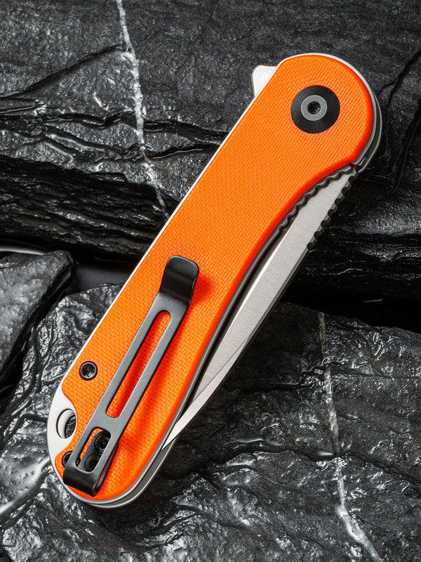Civivi Elementum 2.96" D2 Orange G-10 Folding Knife C907R