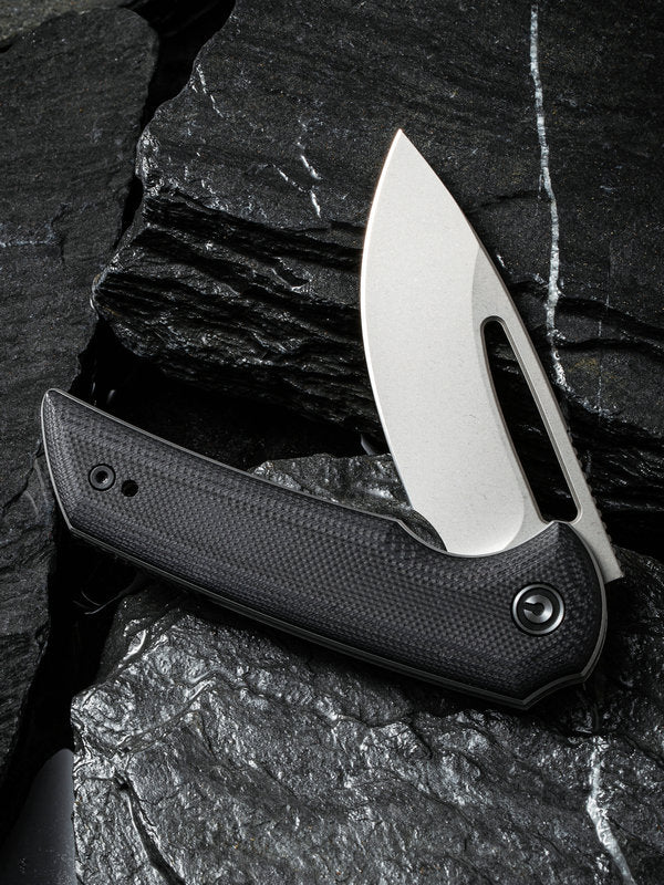 Civivi Ferrum Forge Odium 2.65" D2 Stonewashed Black G10 Folding Knife C2010D
