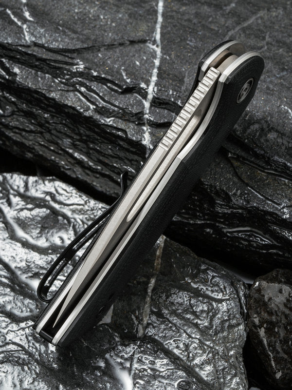 Civivi Ferrum Forge Odium 2.65" D2 Stonewashed Black G10 Folding Knife C2010D