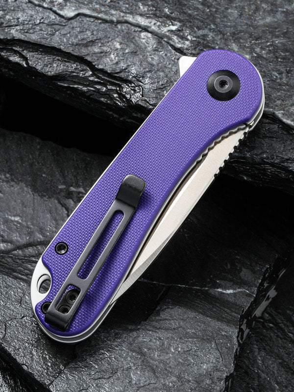 Civivi Elementum 2.96" D2 Purple G-10 Folding Knife C907V