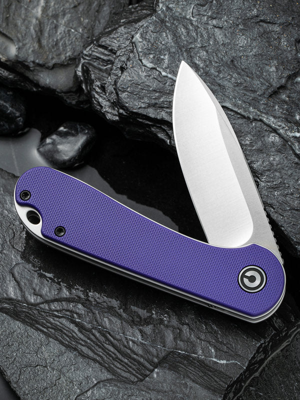 Civivi Elementum 2.96" D2 Purple G-10 Folding Knife C907V