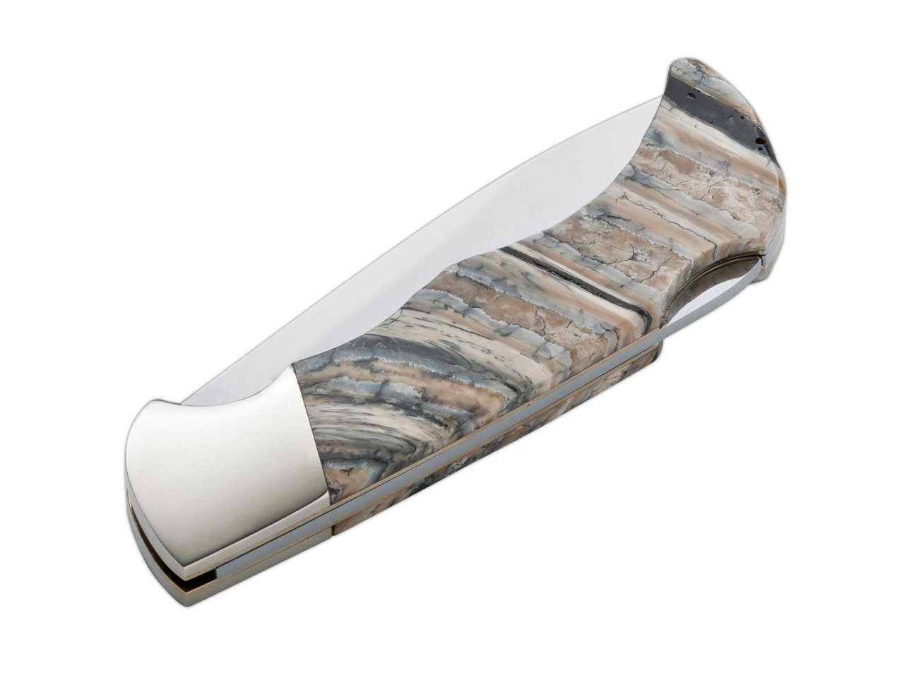 Boker Solingen Mammut I 3.125" 440C Folding Knife with Mammoth Tooth handle 110146