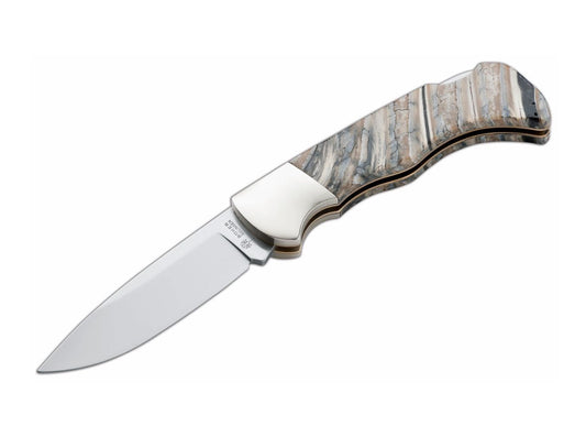 Boker Solingen Mammut I 3.125" 440C Folding Knife with Mammoth Tooth handle 110146