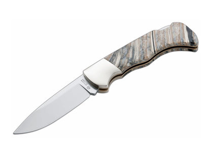 Boker Solingen Mammut I 3.125" 440C Folding Knife with Mammoth Tooth handle 110146