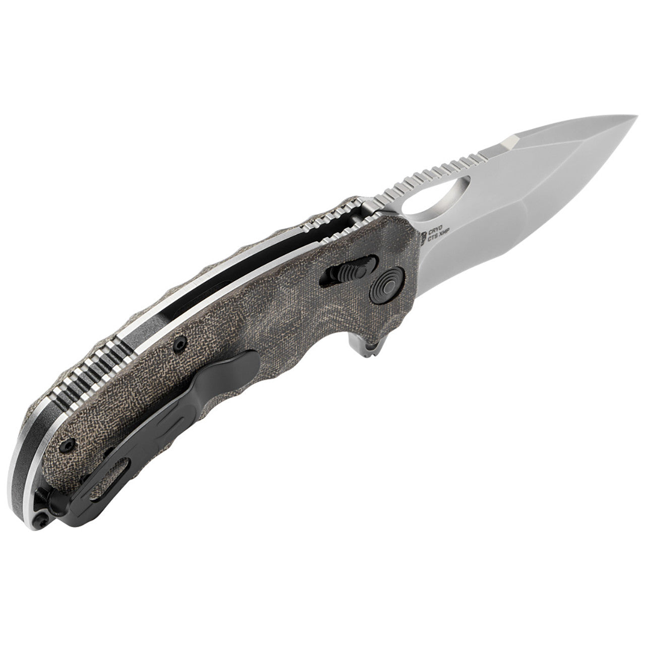 SOG Kiku XR 3.03" CTS XHP Natural Linen Micarta Folding Knife