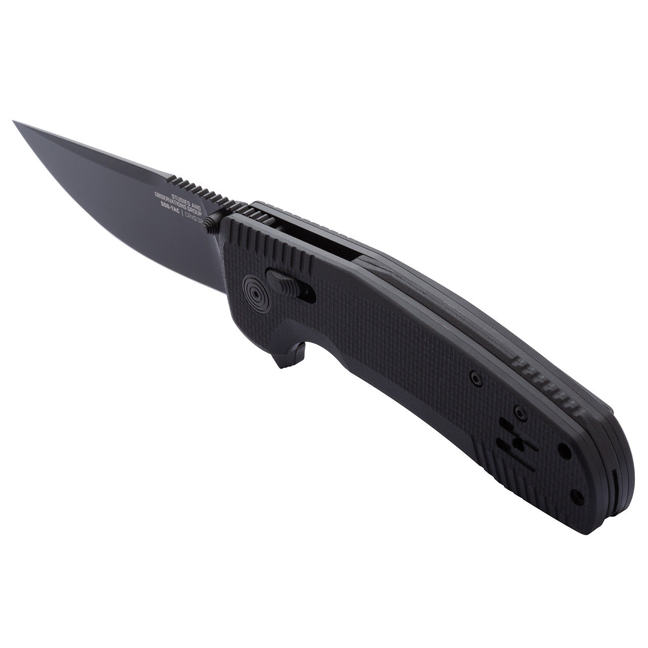 SOG SOG-TAC XR Blackout 3.39" D2 G10 Folding Knife