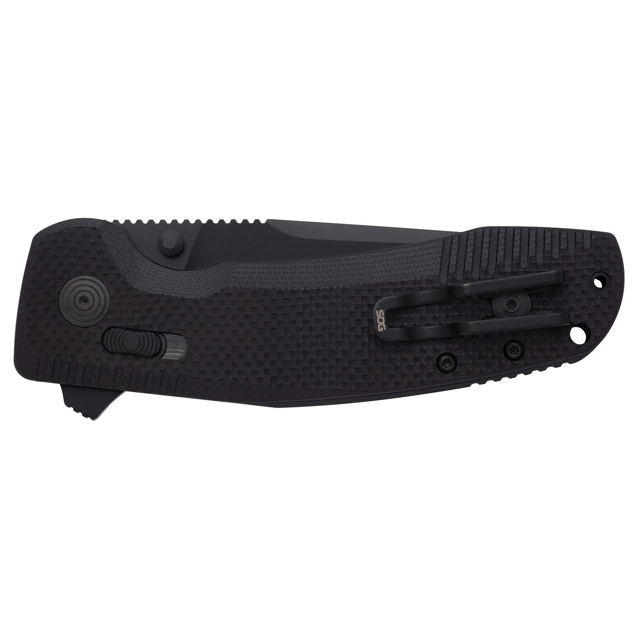SOG SOG-TAC XR Blackout 3.39" D2 G10 Folding Knife