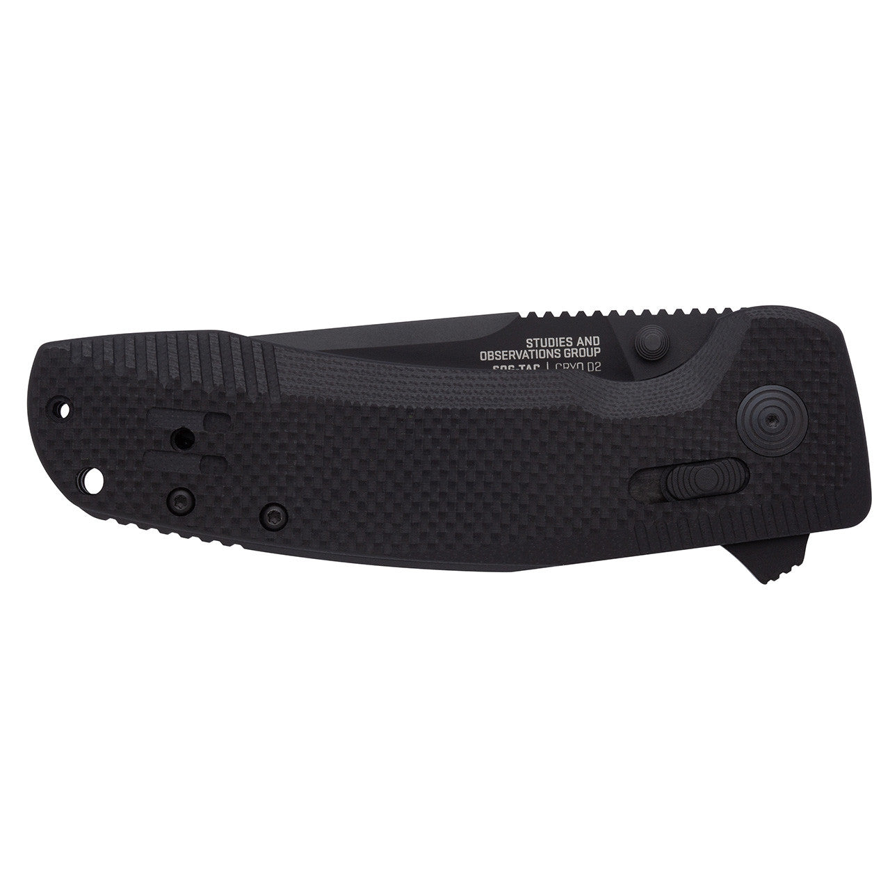 SOG SOG-TAC XR Blackout 3.39" D2 G10 Folding Knife