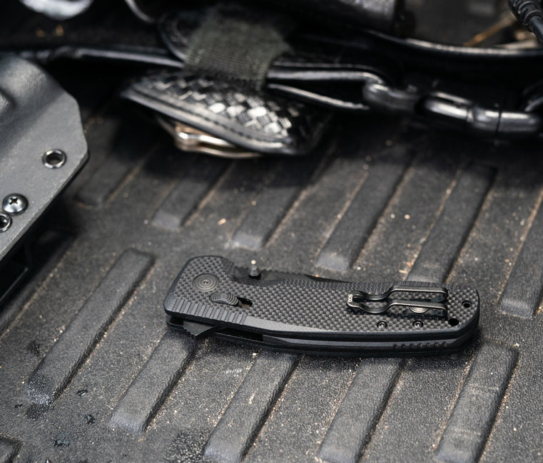 SOG SOG-TAC XR Blackout 3.39" D2 G10 Folding Knife