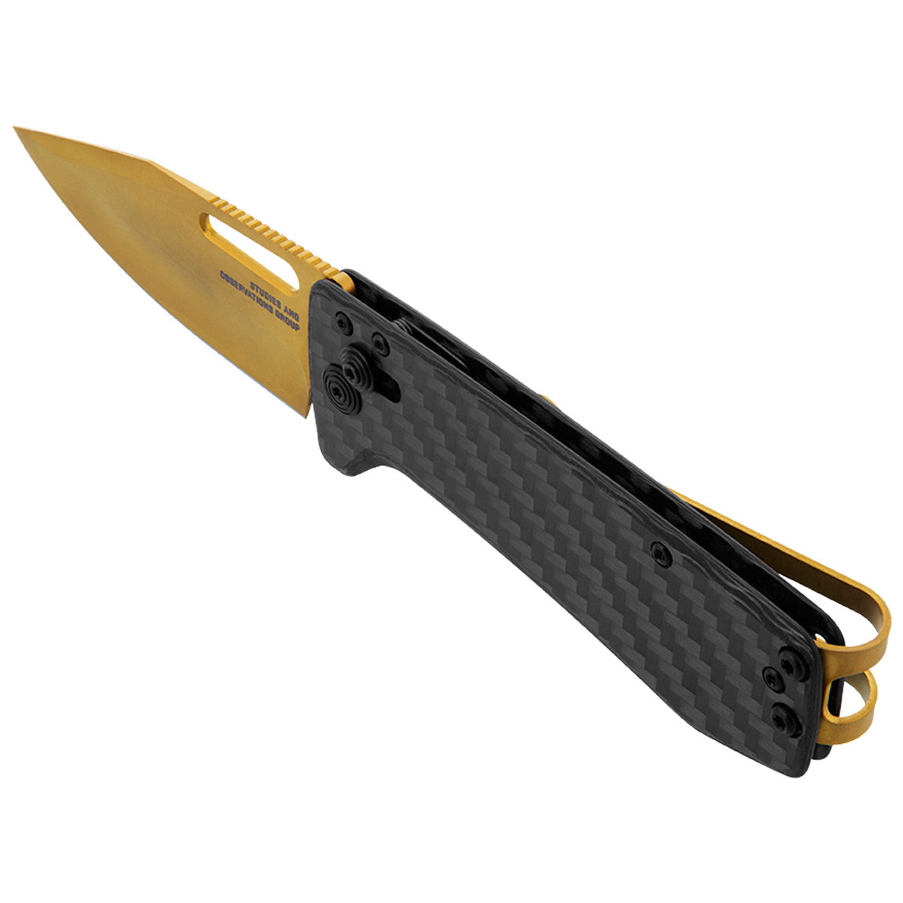 SOG Ultra XR 2.8" CPM S35VN Carbon & Gold Folding Knife