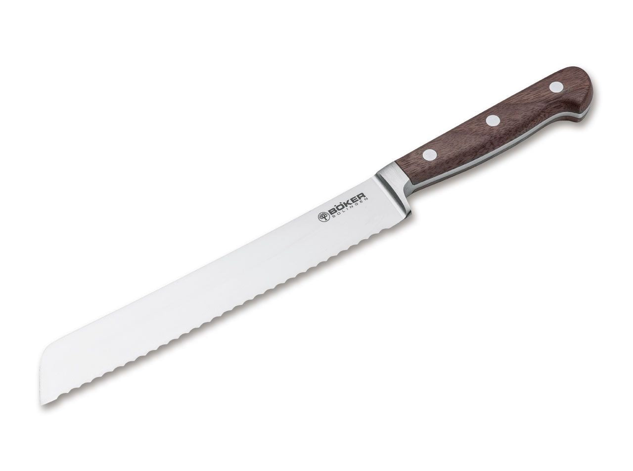 Boker Solingen Heritage 8.07" Bread Knife with Walnut Handle - Made in Germany
