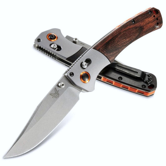 Benchmade 15080-2 Crooked River AXIS 4" CPM-S30V Folding Knife with Dymondwood Handle