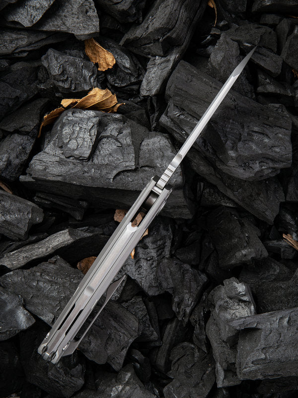 WE Knife Snecx Mini Buster 3.43" CPM 20CV Titanium Folding Knife 2003A