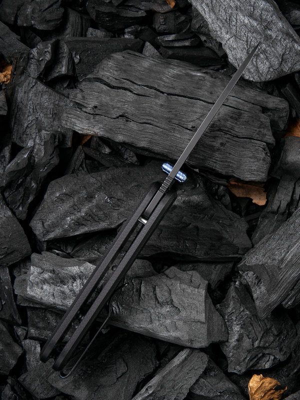 WE Knife Banter 2.9" CPM S35VN Black Stonewash G10 Folding Knife 2004B